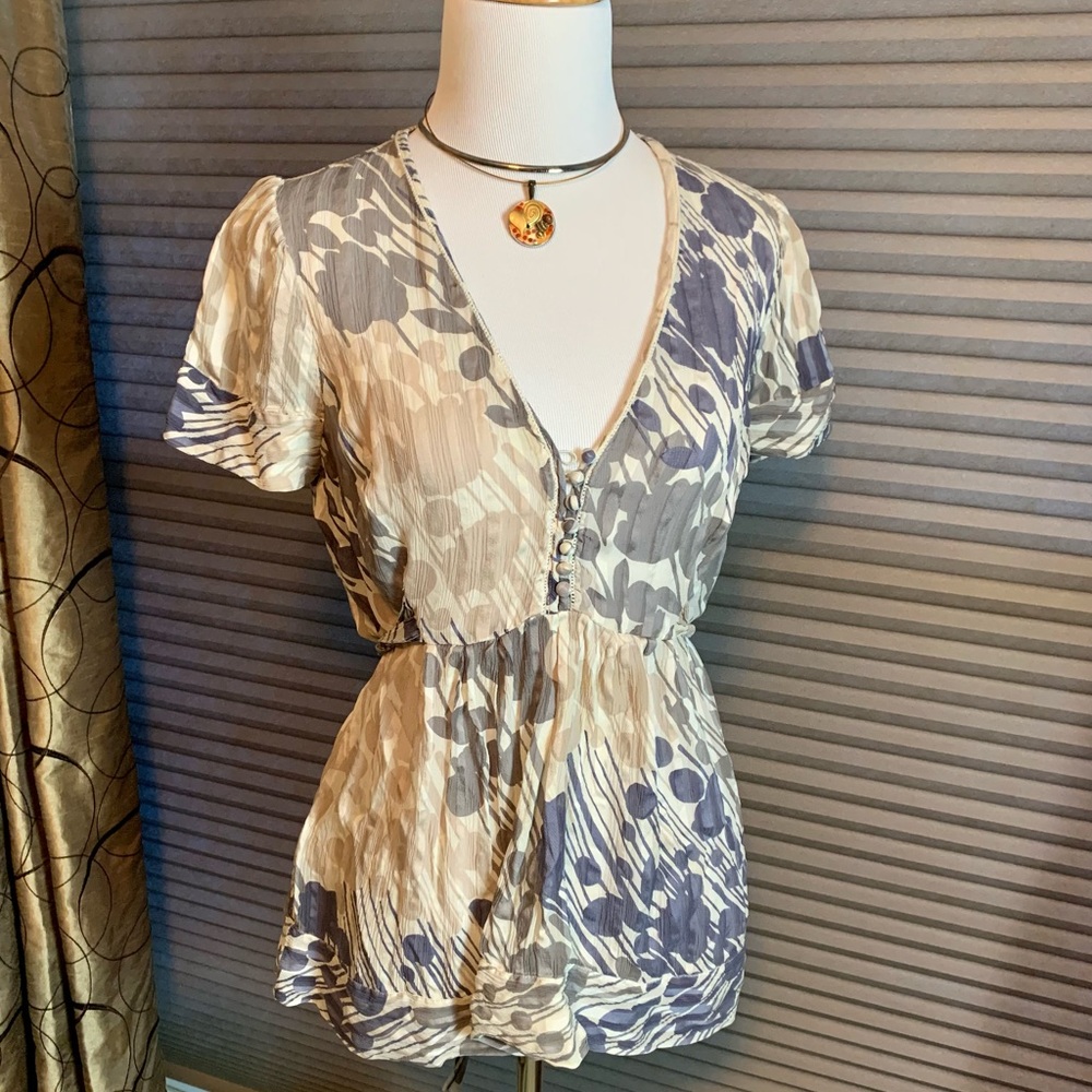 BCBG MAXAZRIA Silk Blouse
